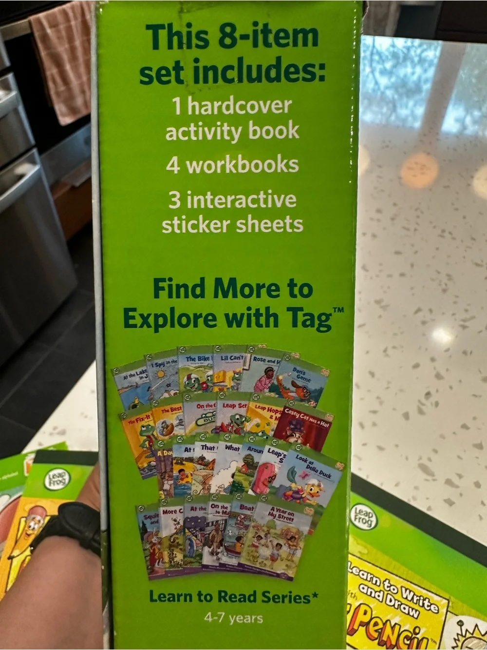 Learn to Write & Draw with Mr. Pencil - Green Kids Writing Starter Kit